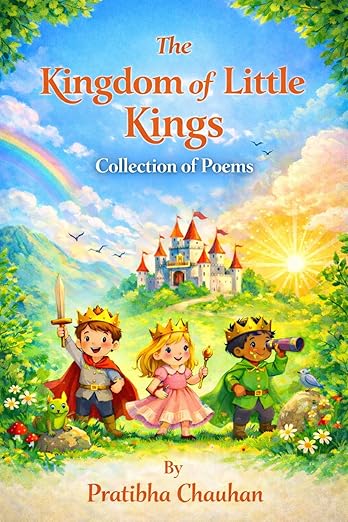 The Kingdom of Little Kings children's poetry book cover by Pratibha Chauhan
